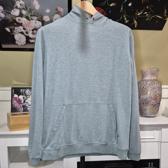 Free Fly Apparel Men's Lightweight Drab Olive Hoodie - Picture 1 of 5